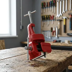Composants de précision Machine à entraînement manuel à glissière Bon prix 40 mm 50 mm 60 mm 75 mm Étau d'établi avec mâchoire de roulement à base pivotante - Product Image 2