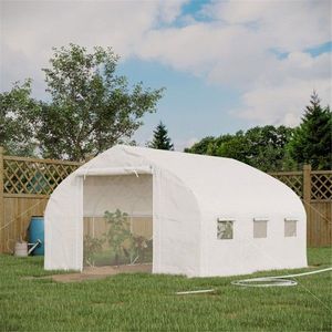 Mini Serra Moderna per Casa e Giardino, Facile da Montare con Struttura in Acciaio Zincato, PVC, PE e Polietilene per la Coltivazione Invernale - Product Image 1