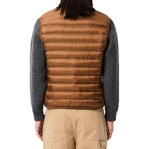 Winter Sleeveless Glossy Puffer Vest <b>Jacket</b> Custom logo Waterproof Bubble Men's Vests With Hoodie - Product Image 6