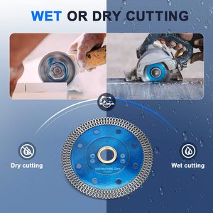 Lame diamantée professionnelle de 4 pouces pour meuleuse d'angle, idéale pour la découpe de carreaux - Product Image 5