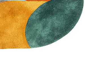 Alfombra Moderna Grande con Diseño Floral para Interiores, Alfombra de Lana Suave Hecha a Mano para Sala de Estar y Dormitorio, Pelo Alto, Antideslizante e Impermeable - Product Image 3