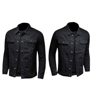 Oversized Men's Jeans <b>Jacket</b> Front Logo Breathable Eco-Friendly 100% Cotton Casual <b>Lightweight</b> Outdoor Streetwear Winter <b>Jacket</b> - Product Image 1