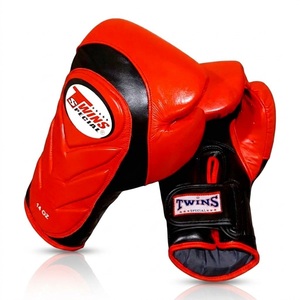 Gants de boxe en cuir personnalisés OEM, marque sur mesure, 14 oz, à lacets, pour poignet, antidérapants, protection UV, respirants, entraînement adulte - Product Image 1