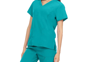 Custom High End Unisex Nurse Hospital Medical <b>Scrubs</b> <b>Uniforms</b> Sets with Comfortable Fabric Polyester/Spandex Wholesale - Product Image 4