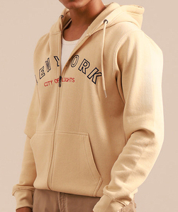 OEM Custom Men’s Full <b>Zip</b> <b>Hooded</b> Sweatshirt Cotton Fleece Heavyweight Blank Hoodie for Wholesale & Custom Printing - Product Image 2