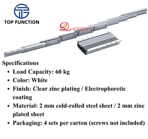 Easy Installation 48MM <b>Table</b> Extension Slide System for <b>Dining</b> <b>Table</b> Leaf Hardware OEM ODM Factory Supply - Product Image 2