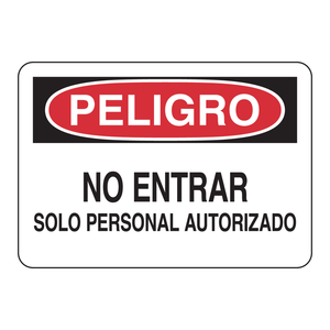 Brady Spanish Restricted Access <b>Safety</b> Sign Folding Traffic Board for Industrial and Laboratory <b>Roadways</b> - Product Image 2