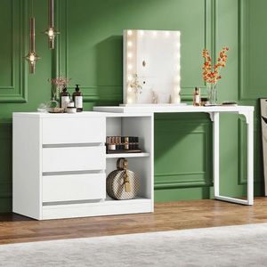 Postazione Trucco Premium Personalizzabile con Cuscino Confortevole, Tavolo da Trucco Durevole ed Elegante - Product Image 3