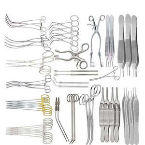 Juego de 73 Instrumentos de Cirugía Cardiovascular de Acero Premium con Certificación CE para Procedimientos de Cirugía del Corazón y Vasos Sanguíneos - Product Image 5