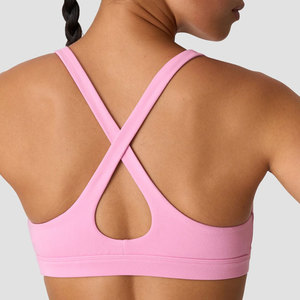 Sujetador Deportivo de Alta Calidad para Mujer, con Escote Profundo en V y Diseño Cruzado en la Espalda, de Secado Rápido, Color Personalizado, para Entrenamiento, Running y Actividades al Aire Libre - Product Image 4