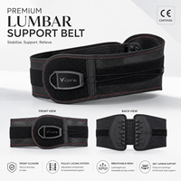 VCORE BA-YL Ceinture de Soutien Lombaire Manuelle Réglable Classe I avec Poulie Mécanique, Orthèse Dorsale en Résine, Garantie 1 An, Idéale pour le Bureau