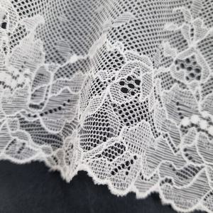 Ribete de Encaje Elástico con Borde Floral de 17.5cm, Encaje Elástico Ancho Ligero con Diseño Festoneado para Lencería, Vestidos, Decoración Nupcial - Product Image 5