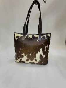 Bolso Tote de Cuero Genuino de Piel de Vaca, Bolso de Hombro de Lujo para Mujer, Bolso de Compras de Gran Capacidad, Bordado, con Cierre, Portátil - Product Image 4