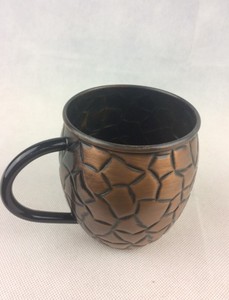 Mug Moscow Mule en cuivre pur martelé – Vaisselle et accessoires de bar idéaux pour cocktails, mocktails, boissons et cadeaux - Product Image 3