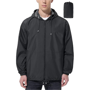 Veste coupe-vent légère pour homme, imperméable, respirante, veste décontractée pour l'extérieur - Product Image 1