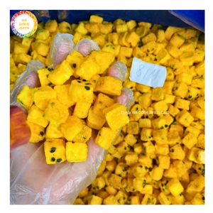 เสาวรสฟรีซดรายธรรมชาติแบบชิ้น ขายส่งจำนวนมาก ขนมผลไม้อบแห้งรสเปรี้ยว กระบวนการอบแห้งแบบ FD บรรจุภัณฑ์ 50 กรัม โรงงานเวียดนาม - Product Image 6