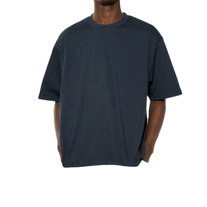 Camiseta Deportiva de Alta Calidad para Hombre, Corte Holgado, Estilo Urbano, 100% Lana/Poliéster, Secado Rápido, Transpirable y Ecológica - Product Image 1