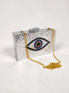 Carteras de Resina para Mujer, Modelo con Nombre Personalizado, Diseño de Ángel Pintado a Mano, Color/Tamaño Personalizado, Cartera de Boda, Artesanía - Product Image 5