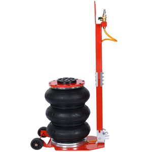 Martinetto Pneumatico a Tre Sacche 3T Rosso, Capacità 6600 libbre (16 pollici), Facilmente Pieghevole, per Auto e Terreni Difficili - Product Image 5