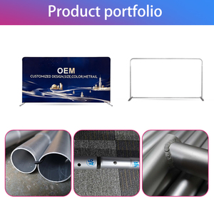 Fondo <span class=keywords><strong>de</strong></span> Fotografía con Marco <span class=keywords><strong>de</strong></span> Aluminio y Tela Tensada para Sublimación <span class=keywords><strong>de</strong></span> Tinta CMYK 4C, Personalizable, para Eventos - Product Image 5