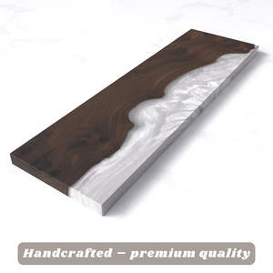 Elegantes Estantes Flotantes de Pared y Exhibición de Resina Epoxi RR Enterprises Modelo RR202513419 - Product Image 5