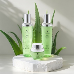 Ensemble de soins coréens pour la peau, lotion tonique hydratante à l'aloe vera, crème éclaircissante, kit de soins du visage, routine quotidienne pour tous les types de peau - Product Image 4