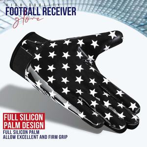 Nouveauté 2026 : Gants de football américain sur mesure, personnalisables, avec grip, imperméables, protection UV, pour l'entraînement et les matchs, pour receveurs - Product Image 2
