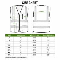Nouveau Gilet de Sécurité Noir en Maille Polyester Imperméable 2026 avec Bandes Réfléchissantes, Fermeture Éclair et Poches Avant/Arrière – Tenue de Travail pour Usine