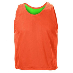 Chaleco Deportivo Unisex sin Mangas, Cuello Redondo, Transpirable, de Secado Rápido, Color Naranja y Verde Sólido, para Todas las Temporadas, Ajuste para Adultos - Product Image 2