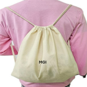 Eco Friendly Customized Logo Canvas <b>Drawstring</b> <b>Backpack</b> Organic Cotton Lining Large Capacity Travel <b>Backpack</b> Unisex Fashion - Product Image 4