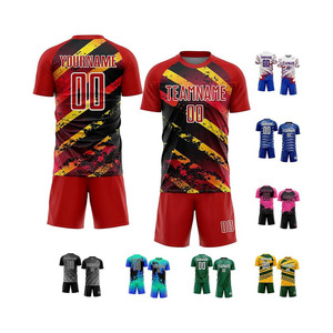 Ensemble de maillot et short de football personnalisé pour hommes, jeunes et femmes, uniforme de football d'équipe personnalisé - Product Image 1