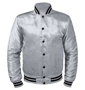 Veste de baseball pour homme personnalisée, style universitaire, durable et tendance, avec nom d'équipe et motif imprimé universitaire - Product Image 1
