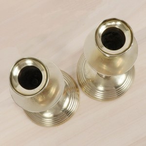 Antique <b>Brass</b> Candle Holders Modern Candle Stand for Home Decor Elegant Multicolor Heat Resistant Candle Holder Set of 2 - Product Image 3