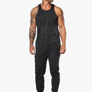 Camiseta sin mangas profesional para hombre, camiseta deportiva premium sin mangas, tela transpirable de alto rendimiento para entrenamiento en el gimnasio y actividades al aire libre - Product Image 2