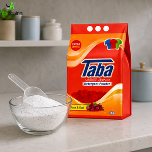 Deep Cleaning Laundry <b>Detergent</b> Powder 1KG for Fresh Clean Clothes and Bright Whites | Rose Oud Fragrance Washing Powder 1K Pack - Product Image 2