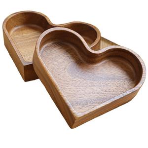 Wood Heart Shape Spice & Nut <b>Grinder</b> with Four Compartments for <b>Herbs</b> and Spices Durable Wooden Food Grade Organizer Spoon - Product Image 4