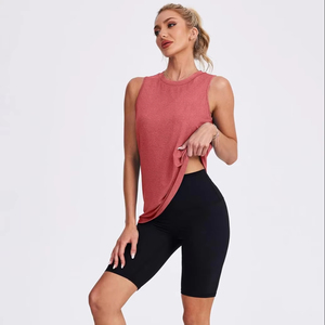 Camiseta sin mangas premium para mujer, corte ajustado, acanalada, de algodón suave, estilo casual urbano, ropa de verano, proveedor mayorista - Product Image 1