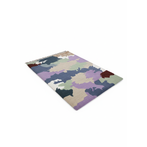 Modern Luxury Wool Abstract Color Pattern Woven Area Rug High <b>Pile</b> Extra Thick for Living Room Bedroom Indoor Home Decor - Product Image 1