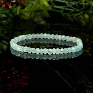 AAA Natural Aquamarine <b>Bracelet</b> Handmade Healing Crystal Stretch <b>Bracelet</b> Dainty Blue Gemstone <b>Bracelet</b> Wholesale Jewelry Making - Product Image 6