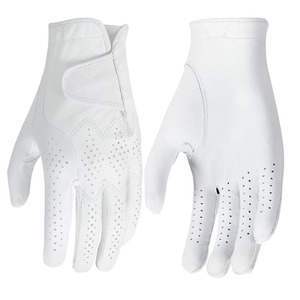 Gants de golf professionnels pour hommes, cuir d'agneau de haute qualité, cuir véritable, blanc, noir, poignées antidérapantes, protection de la paume, Nayab - Product Image 4