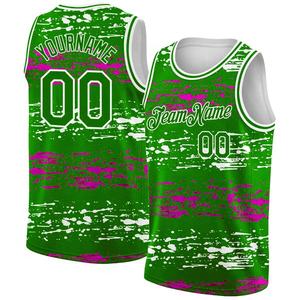 Personalizado Nueva Sublimación Universidad Baloncesto Jersey Camisa de secado rápido Reversible Baloncesto Unisex Jersey Set - Product Image 6