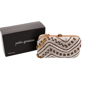 Bolso de cuentas indio hecho a mano, colorido, de lujo, artesanal étnico, con asa de baguette de cuentas de cristal, duradero, estilo moderno, bolso casual para bodas - Product Image 1