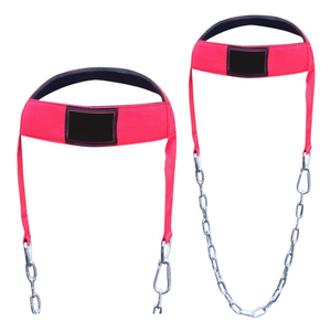 New Arrival Heavy Duty Weightlifting Gym <b>Training</b> Soft Breathable Adjustable Lightweight Neoprene <b>Head</b> Harness Customized High - Product Image 6