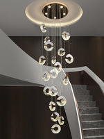 Lampe suspendue ovale industrielle en verre décorative moderne YH Golden pour restaurant, hôtel, salon, LED à intensité variable, acrylique, garantie 1 an