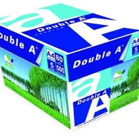 Papier Copie A4 Double Face 80g/m² en Pâte de Bois Vierge 100% de Qualité Supérieure, Brillance 102%-104%, 500 Feuilles/Rame, Blanc Thaïlandais