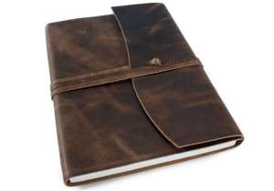 Funda de Cuero Genuino Duradera y de Lujo para Cuaderno/Diario, con Protección y Recargable, para Viajes y Trabajo NBC-0009 - Product Image 3