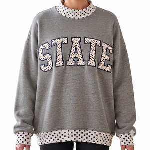 2026 <b>Mock</b> <b>Neck</b> Sweatshirt Women Oversized Pullover Heavyweight Fleece <b>Top</b> Casual Drop Shoulder Streetwear Breathable Wear - Product Image 4