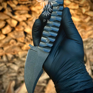 Navaja plegable de acero con alto contenido de carbono, de moda, con mango texturizado, navaja táctica de bolsillo para uso diario al aire libre. - Product Image 4
