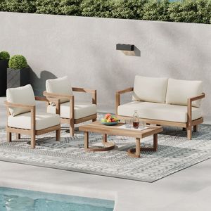 Teak <b>Garden</b> <b>Sofa</b> Set Outdoor Furniture - Product Image 2