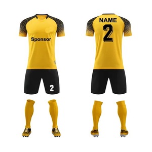 GAF Custom Thailand <b>Soccer</b> Team Jersey Blank 100% Polyester Breathable Plus Size Quick Dry Men's Crew Neck Summer 3D Embroidery - Product Image 3
